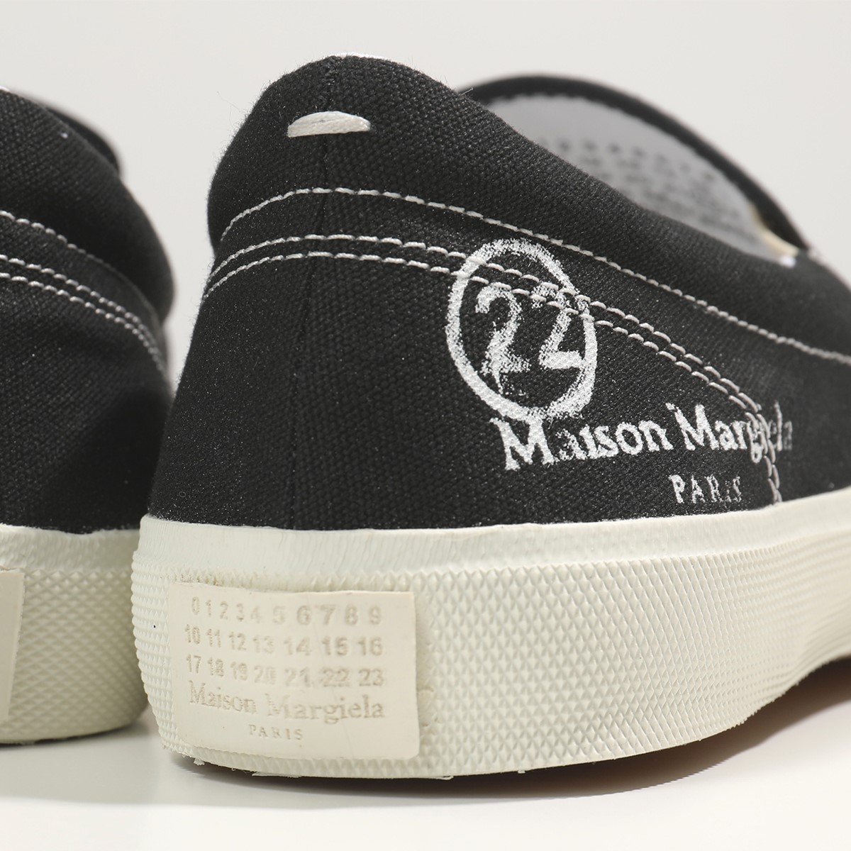 楽天市場 Maison Margiela メゾンマルジェラ 22 S57ws0294 P1875 キャンバス 足袋 タビシューズ ローカット スリッポン スニーカー T8013 靴 メンズ インポートセレクト Musee