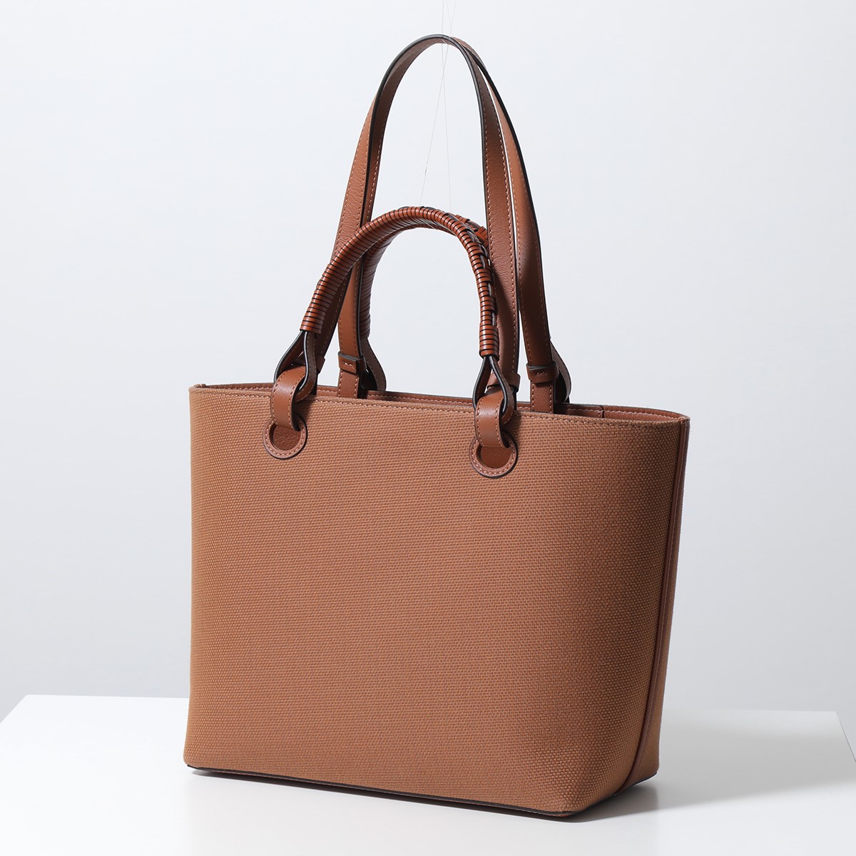 トートバッグ LOEWE ANAGRAM SMALL TOTE BAG Loewe Anagram Tote Bag Mini 2Way Canvas/Leather Tan