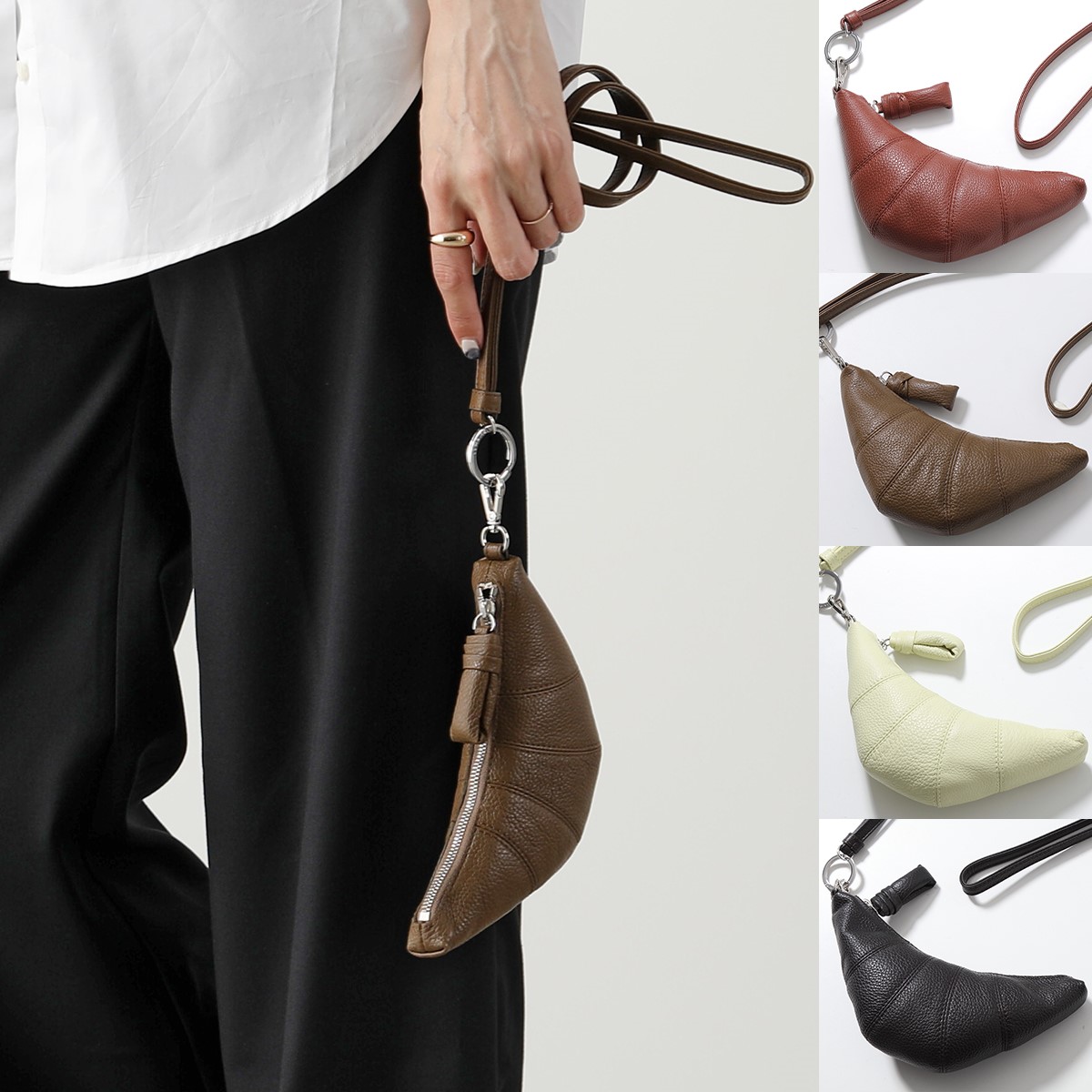 【楽天市場】Lemaire ルメール ネックポーチ CROISSANT COIN PURSE NECKLACE クロワッサン コインケース