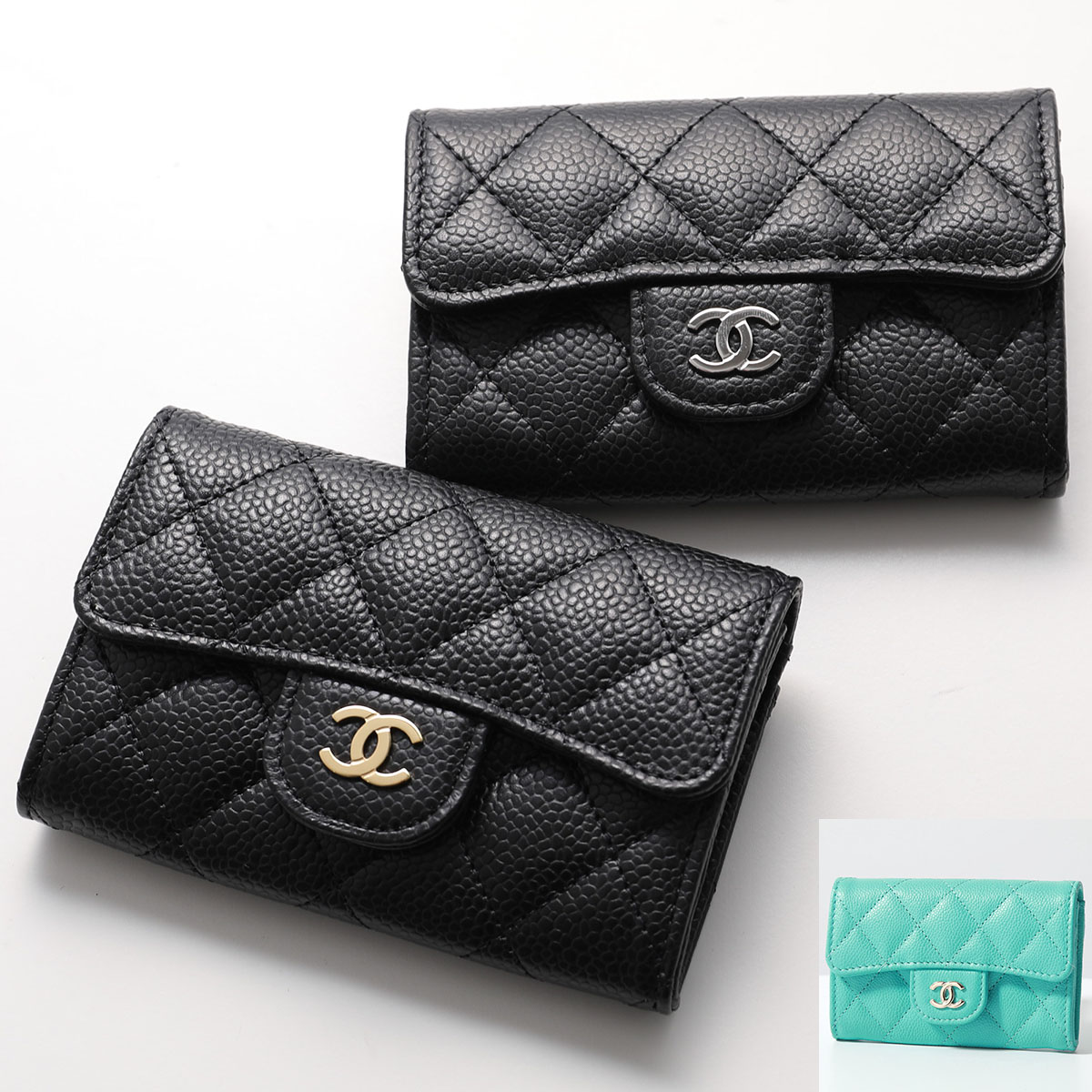 未使用品】 CHANEL シャネル カードホルダー AP0214 Y01864 Y01588