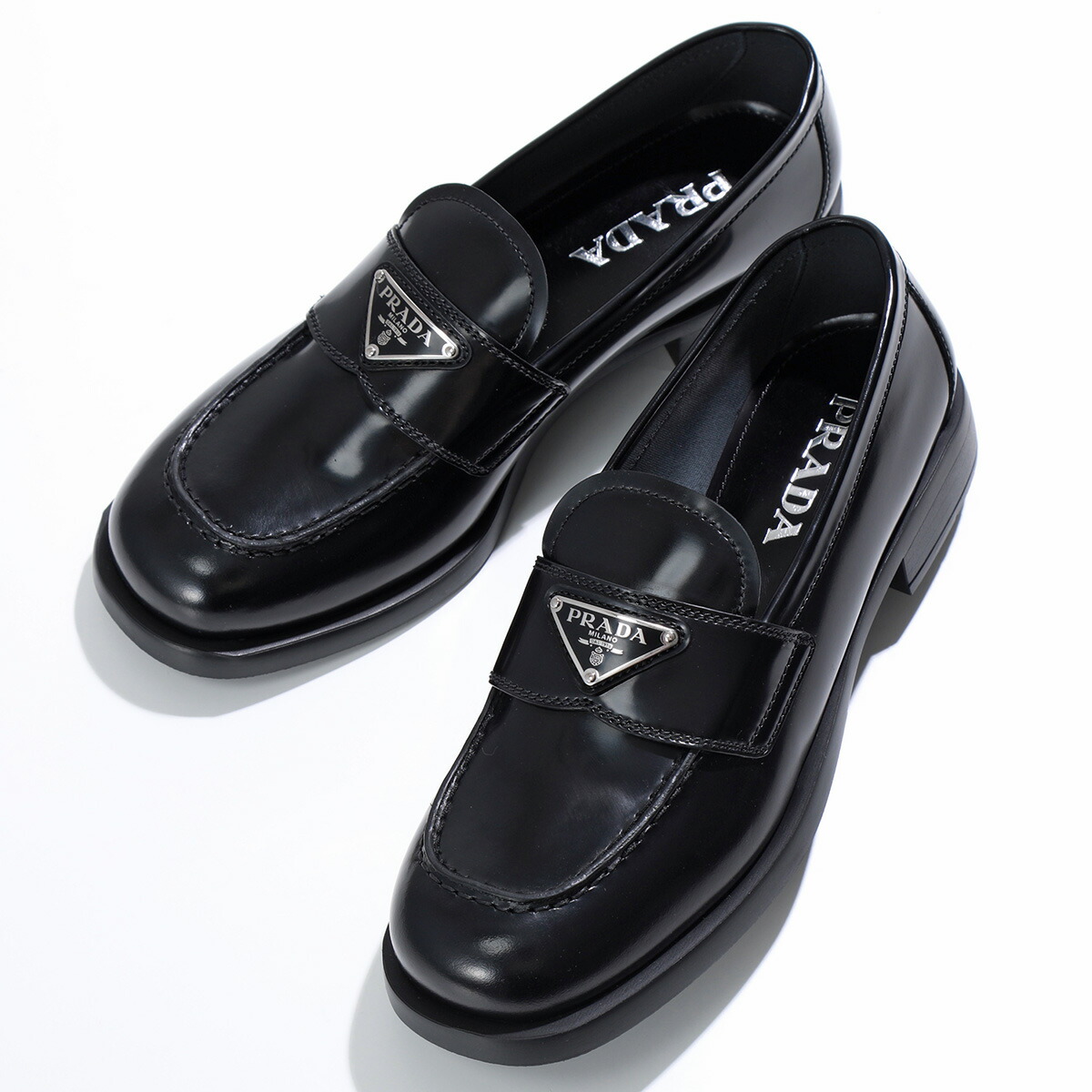 楽天市場】PRADA プラダ ローファー 2DE129 B4L F0002 メンズ モノリス