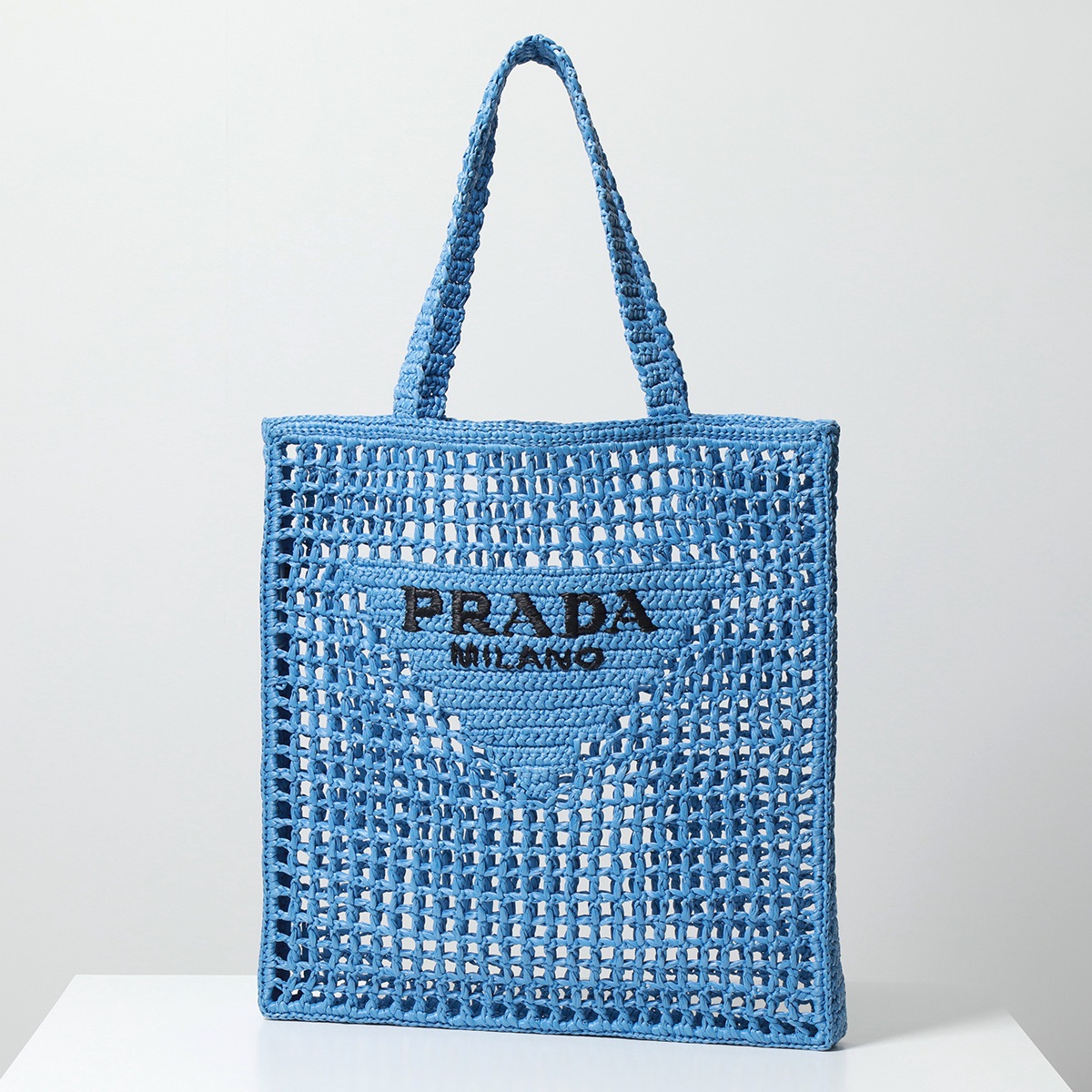 PRADA プラダ トートバッグ RAFIA ラフィア 1BG393 OOO 2A2T 