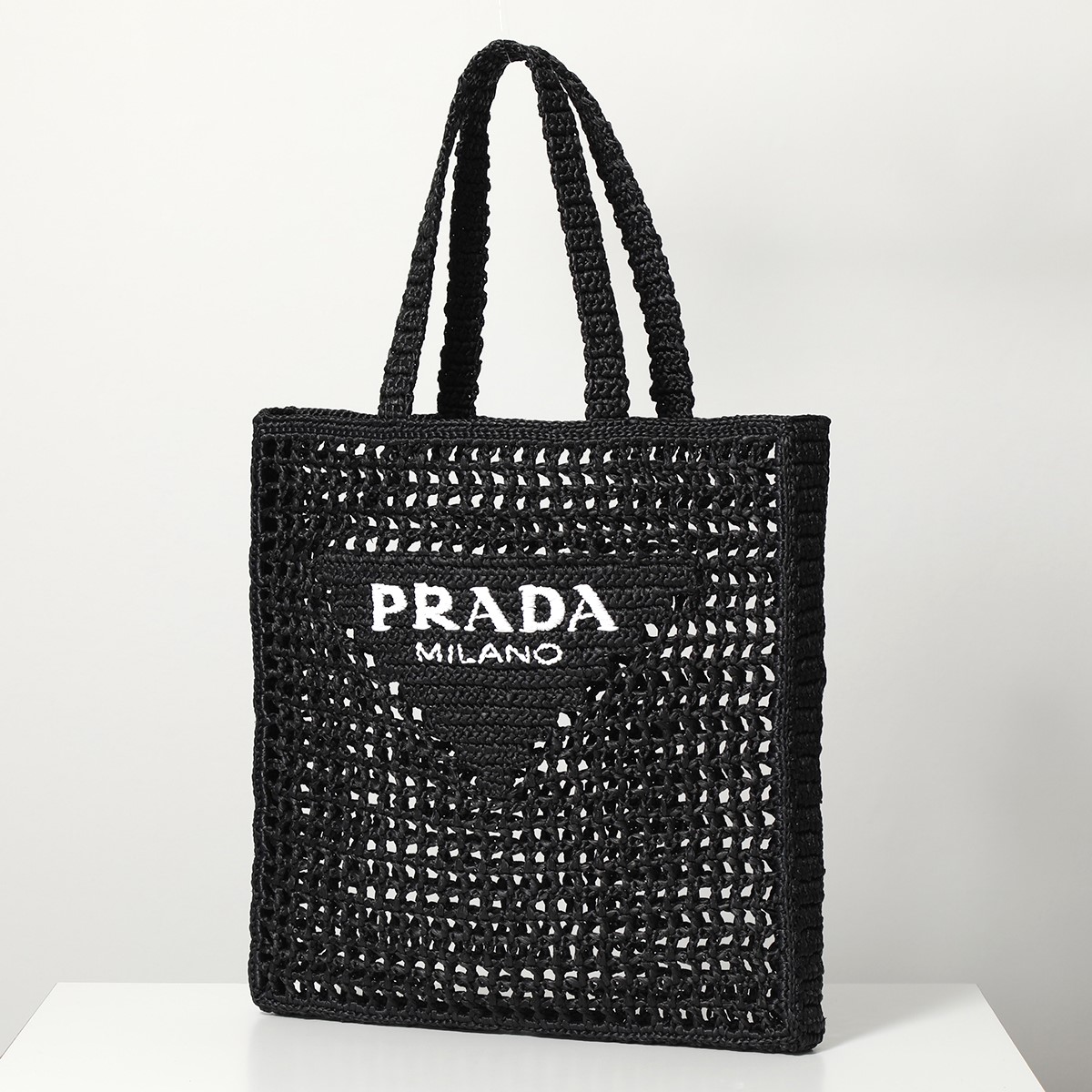 PRADA プラダ トートバッグ RAFIA ラフィア 1BG393 OOO 2A2T 