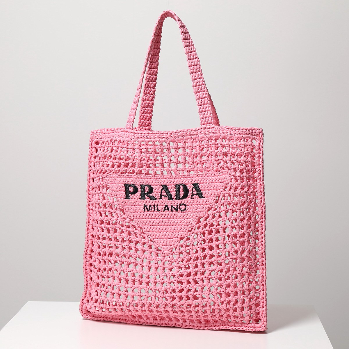 PRADA プラダ トートバッグ RAFIA ラフィア 1BG393 OOO 2A2T 
