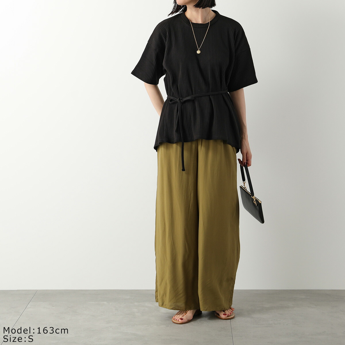 BASERANGE ベースレンジ 半袖 Tシャツ SHAW TEE FSHT RIB 000