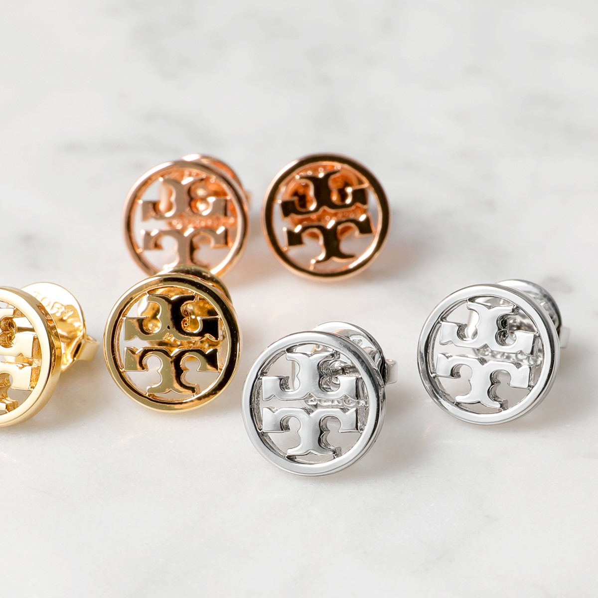 楽天市場】TORY BURCH トリーバーチ ピアス Miller Stud Earring