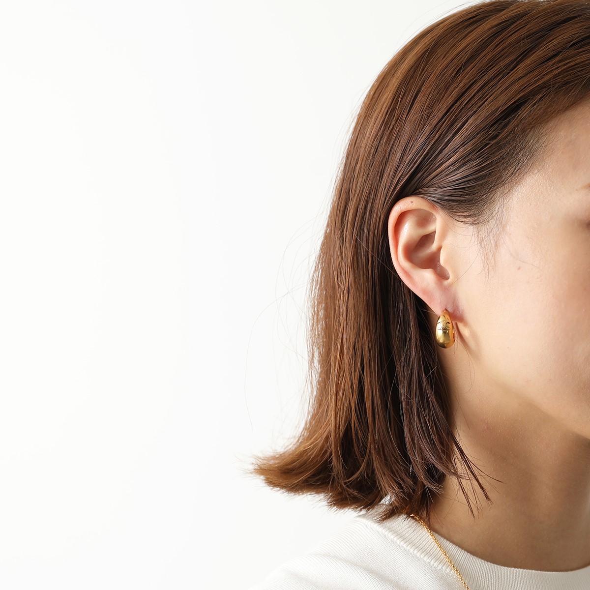CELINE セリーヌ フープピアス LARGE HOOPS 460HX6BRA.35OR レディース 