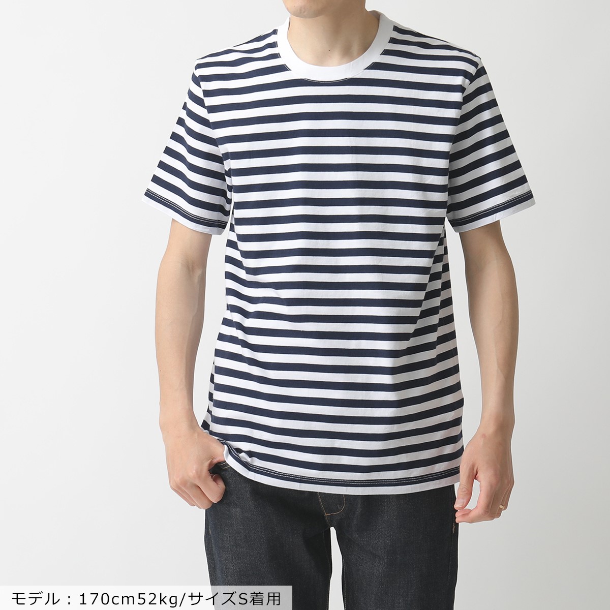 送料無料（沖縄配送） 新品 XL マルジェラ 19aw ボーダー パックT