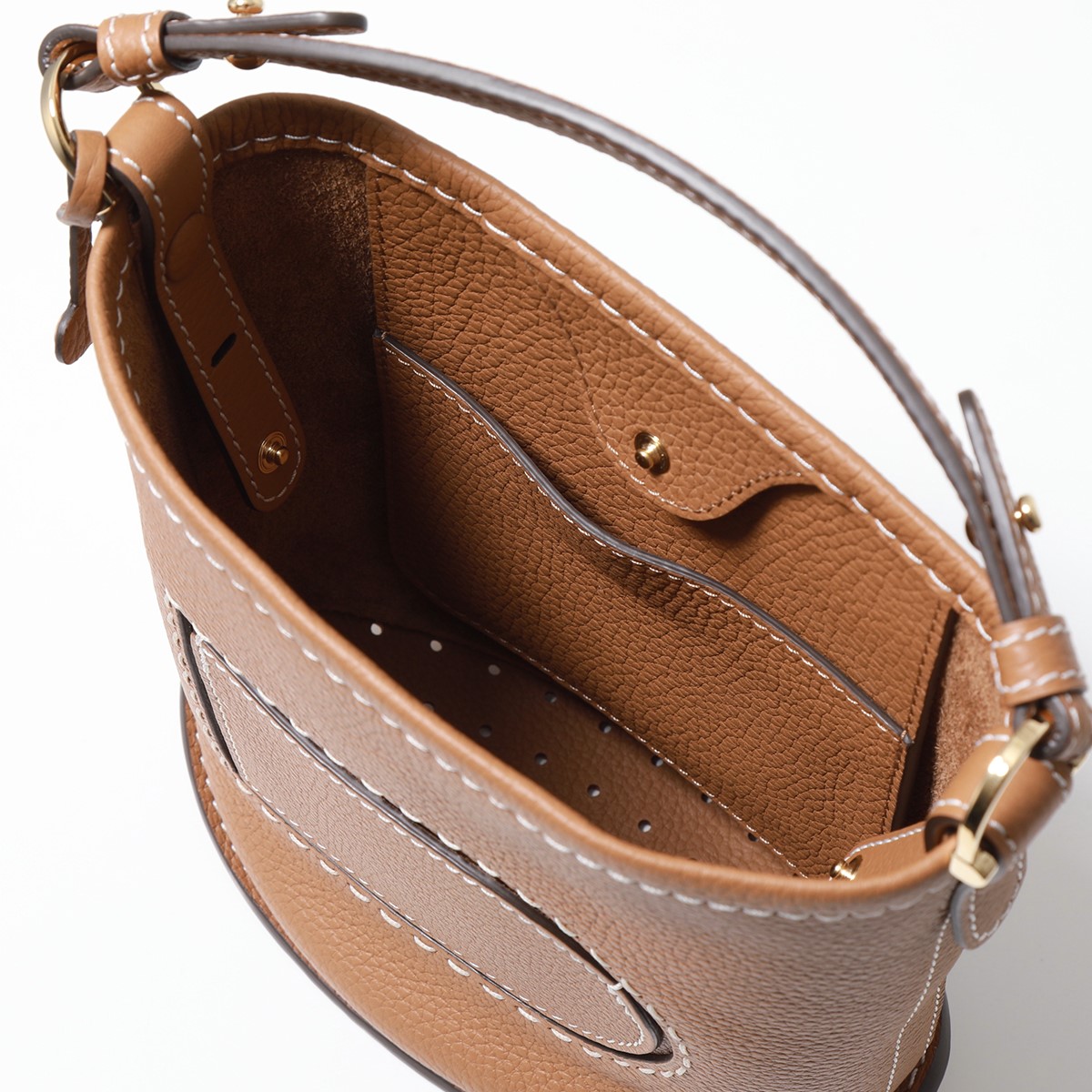 DELVAUX デルヴォー ハンドバッグ Pin Mini Bucket ピン ミニ 