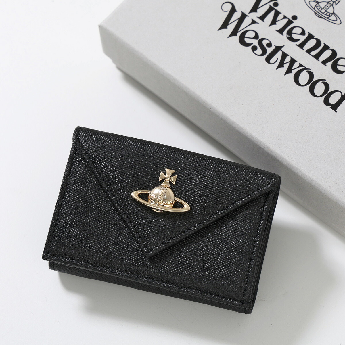 新品　Vivienne Westwood 型押しエナメル　黒　955VW355 350517497_1.jpg