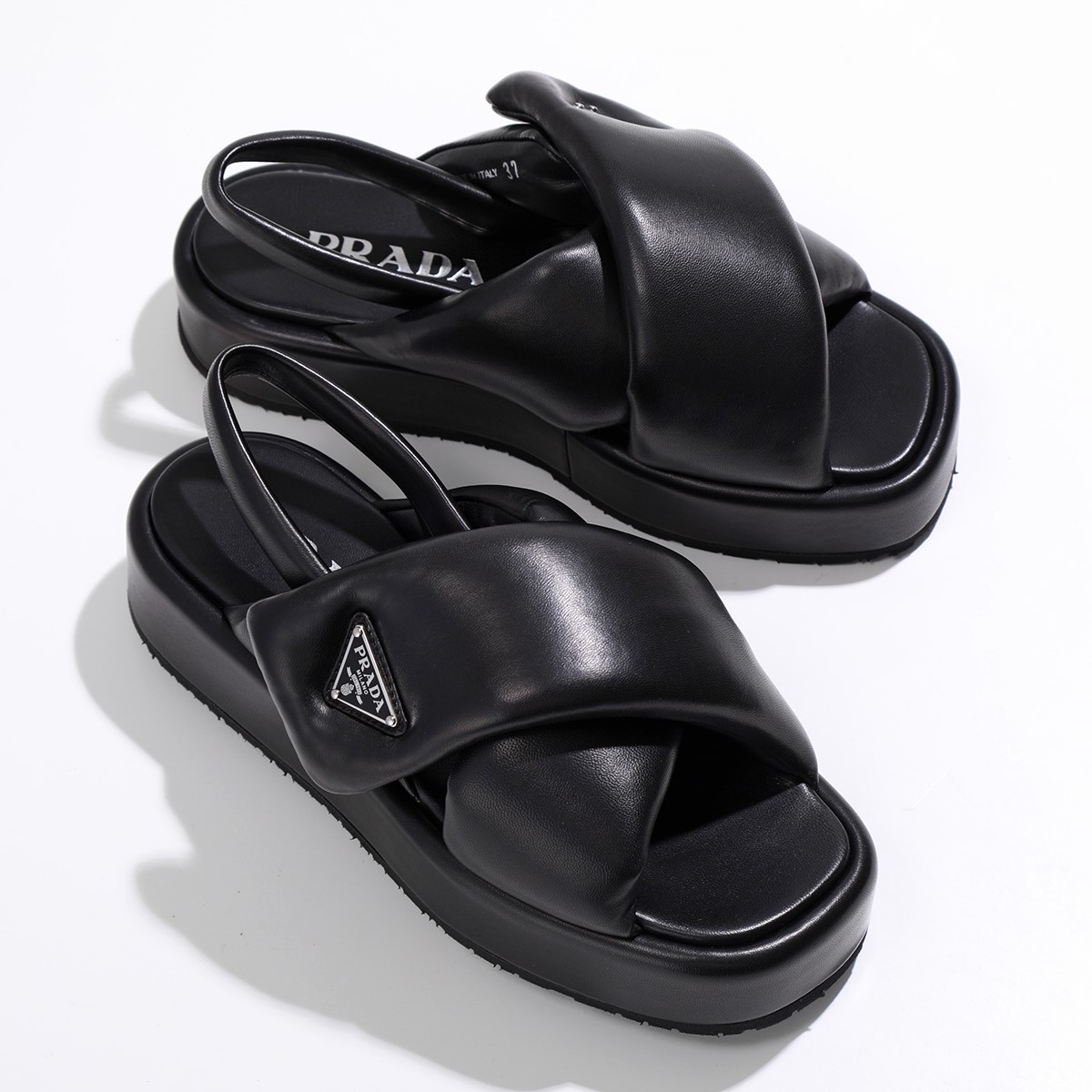 【楽天市場】PRADA プラダ サンダル 1XZ758 2DL8 レディース