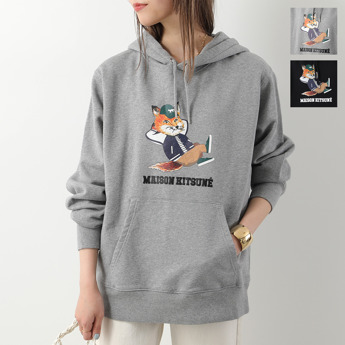 通常 1本タイプ 超美品 Maison Kitsune パーカー ユニセックスXS