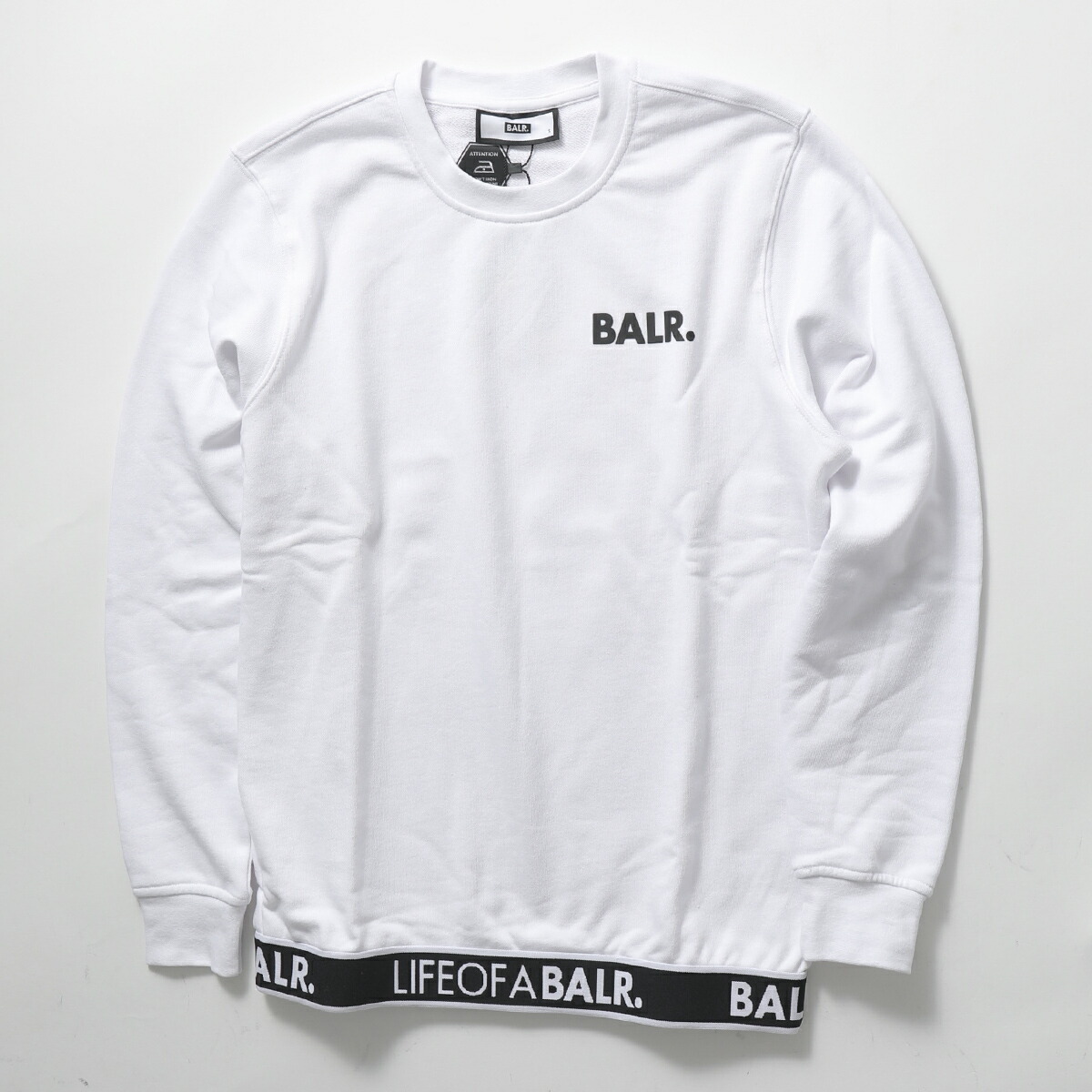 楽天市場 Balr ボーラー B Loab Lounge Straight Crew Neck カラー2色 プルオーバー スウェット トレーナー ロゴ ラバーバンド メンズ インポートセレクト Musee