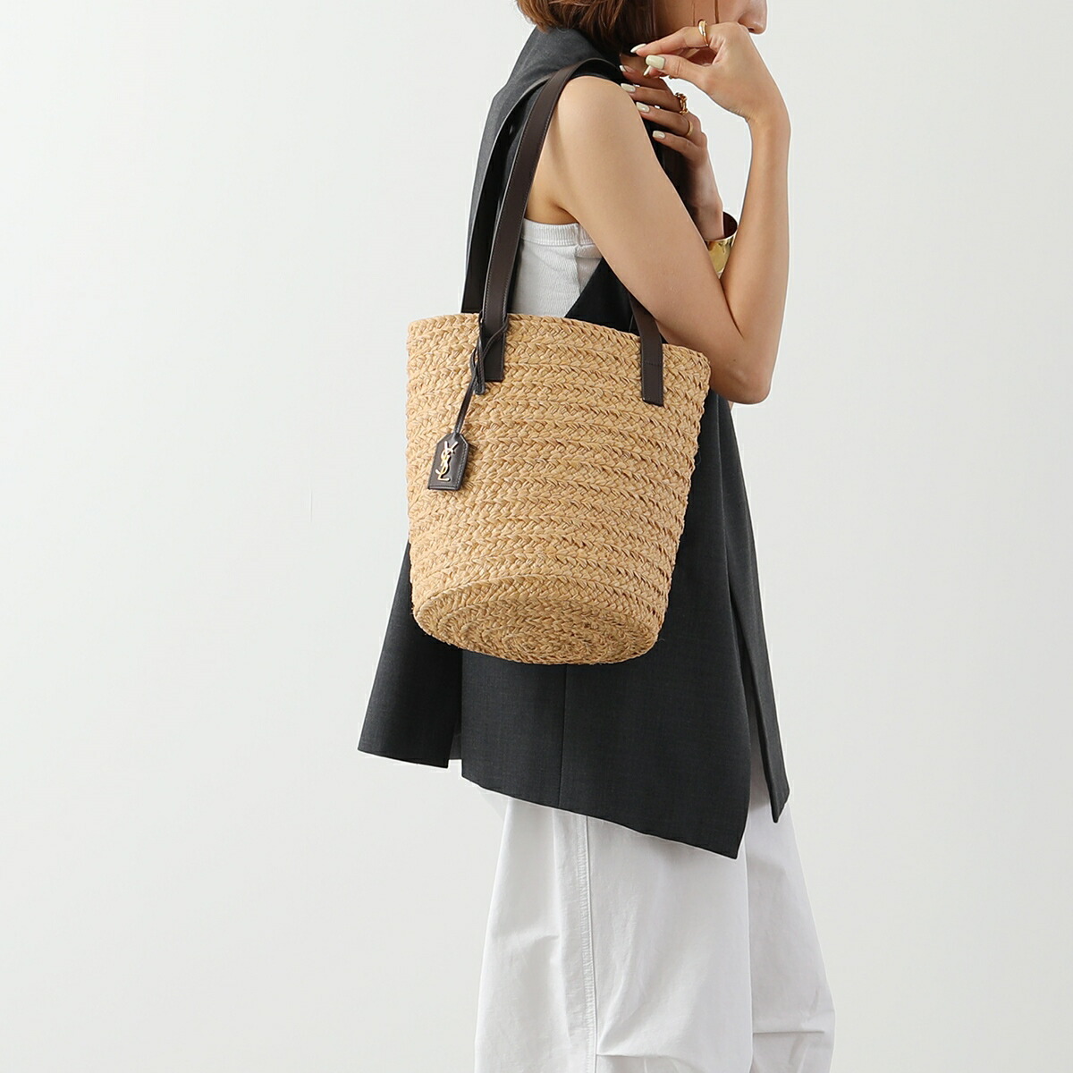 SAINT LAURENT サンローラン かごバッグ パニエ 693240 GQTHJ