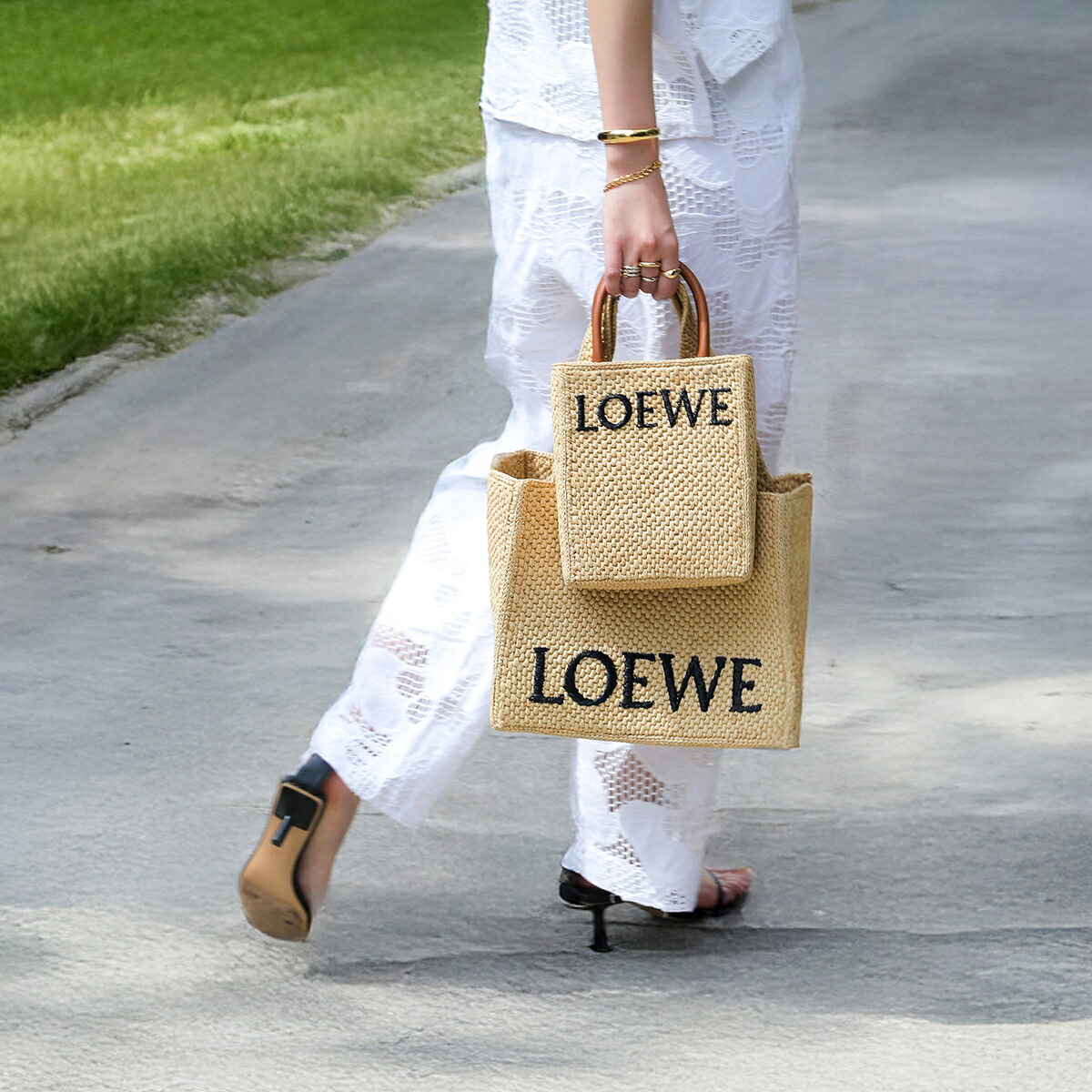 LOEWE ロエベ かごバッグ A563R18X02 レディース トートバッグ 