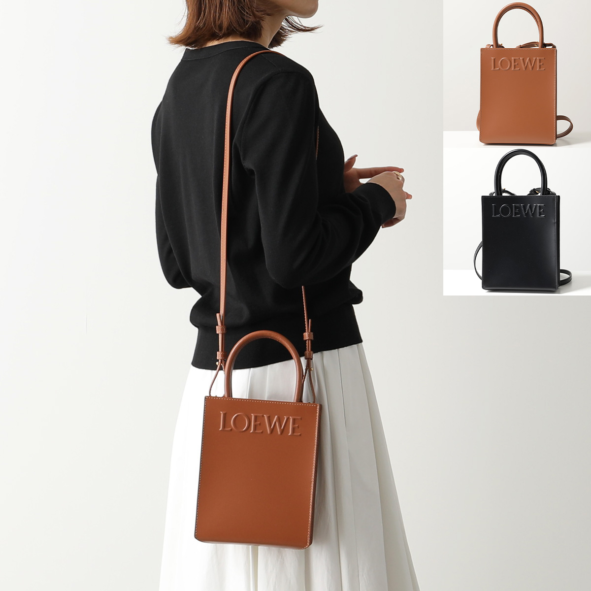 楽天市場】LOEWE ロエベ ショルダーバッグ STANDARD VERTICAL TOTE