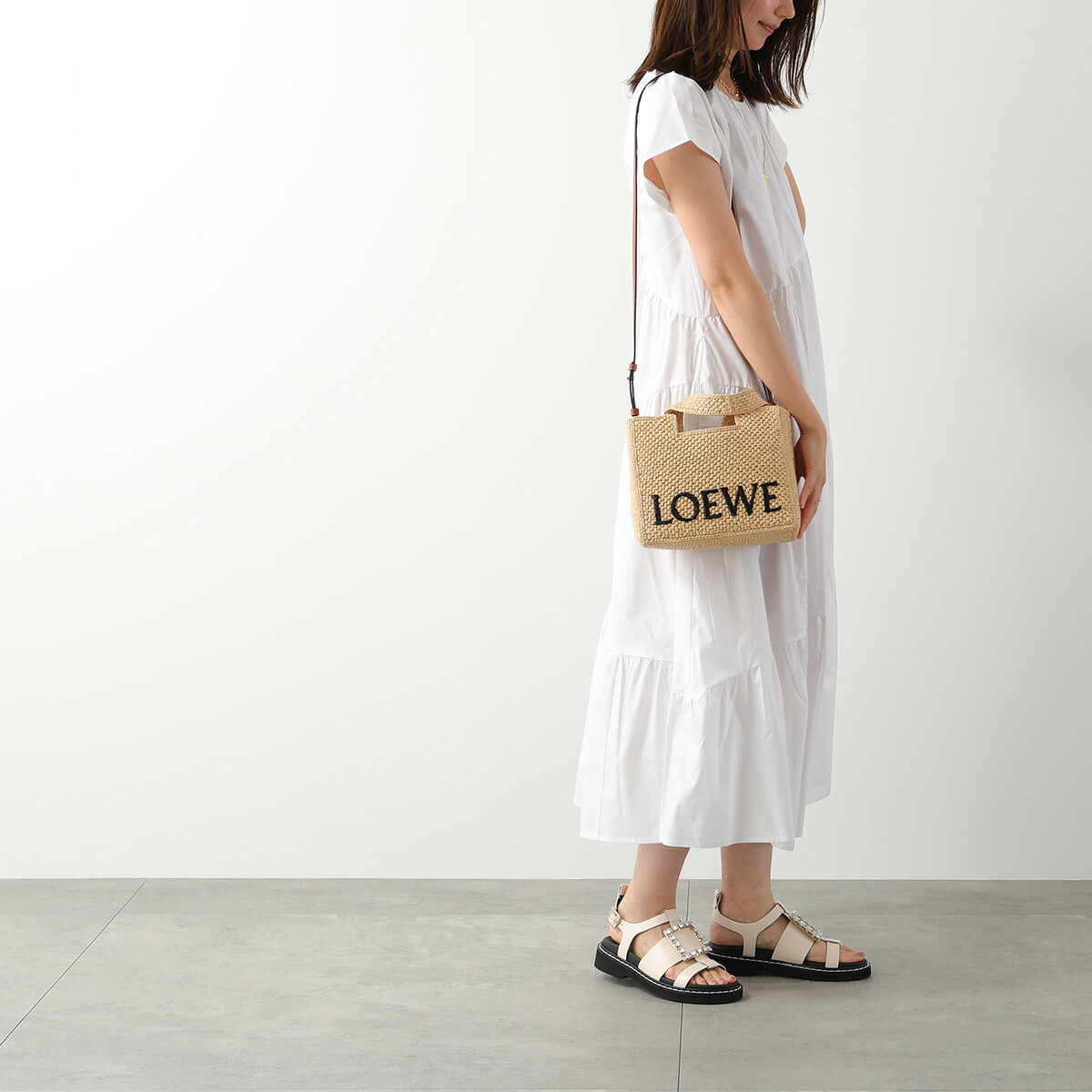 LOEWE ロエベ かごバッグ A685B59X03 レディース ミニトート ラフィア