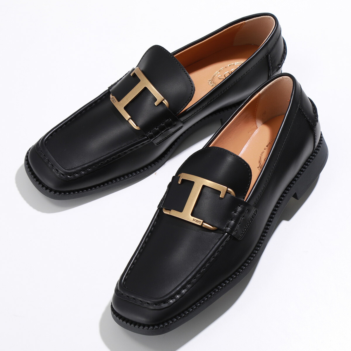 【23AW NEW】TOD'S_men /T Timeless レザー ローファー / Black 