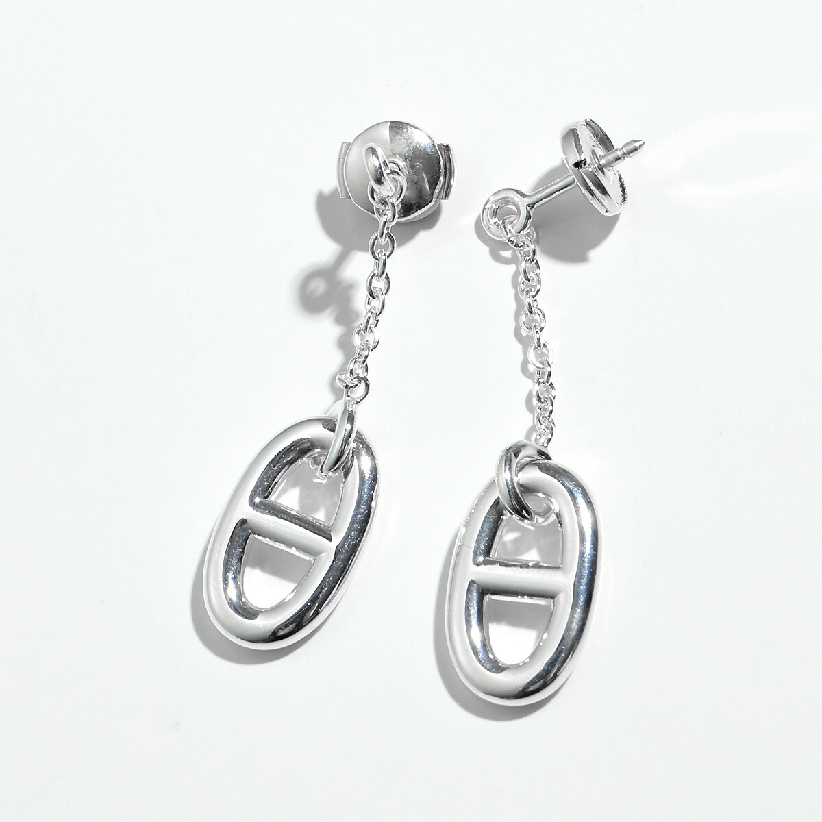 楽天市場】HERMES エルメス ピアス LOOP MM ループ Boucles d