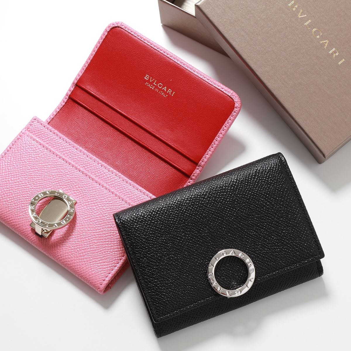 楽天市場】BVLGARI ブルガリブルガリ 名刺入れブラック ピンク