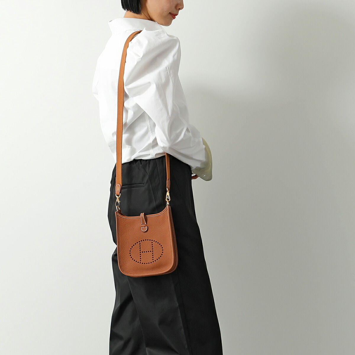 HERMES エルメス ショルダーバッグ エブリン EVELYNE TPM 16 Mini