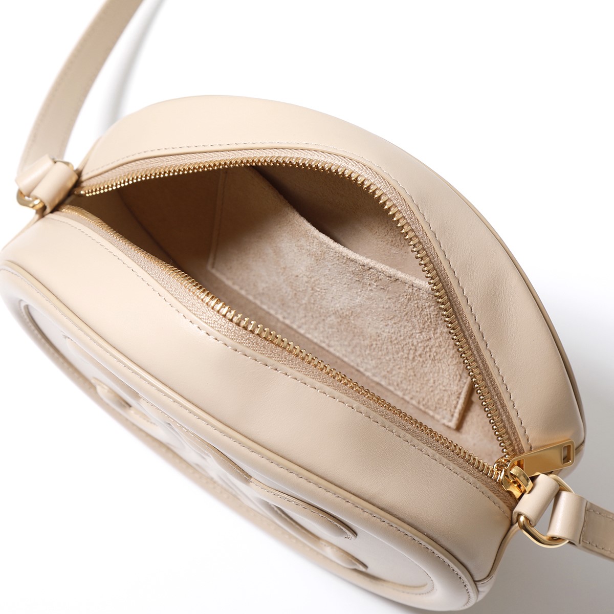 CELINE セリーヌ ショルダーバッグ Oval Bag 198603DXC.03ND レディース オーバル ポシェット Triomphe  凸凹トリオンフ ロゴ 鞄 Nude