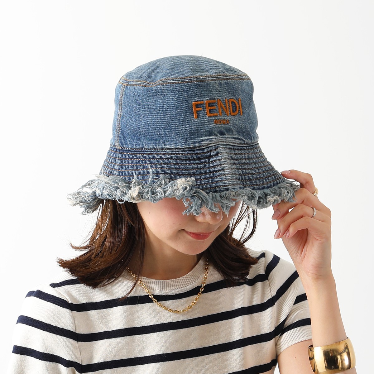 楽天市場】FENDI フェンディ バケットハット FXQ801 ALHD メンズ FF柄