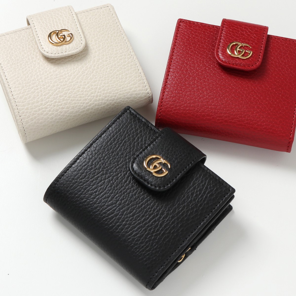 楽天市場 Gucci グッチ Cao0g カラー3色 Petite Marmont プチマーモント ダブルg 二つ折り財布 小銭入れあり レディース インポートセレクト Musee