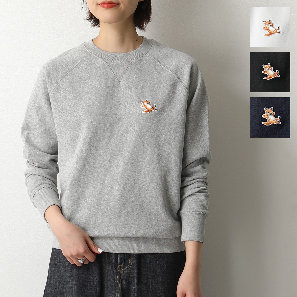 楽天市場】MAISON KITSUNE メゾンキツネ 長袖 スウェットシャツ