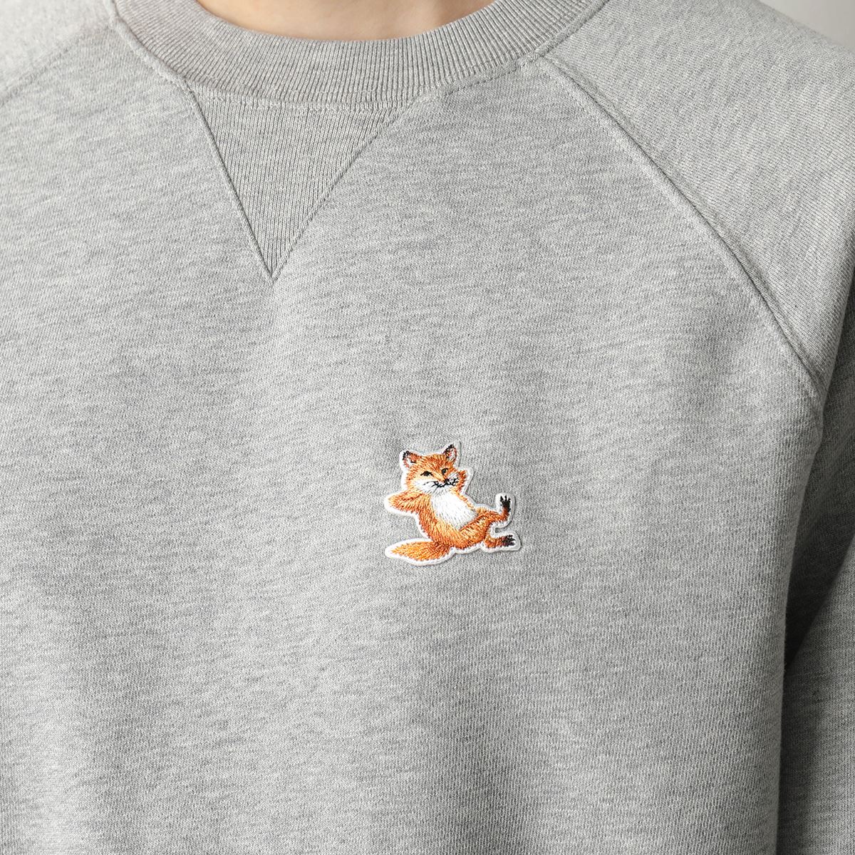 メゾンキツネのスウェットXXS MAISON KITSUNE メゾンキツネ トレーナー CHILLAX FOX PATCH