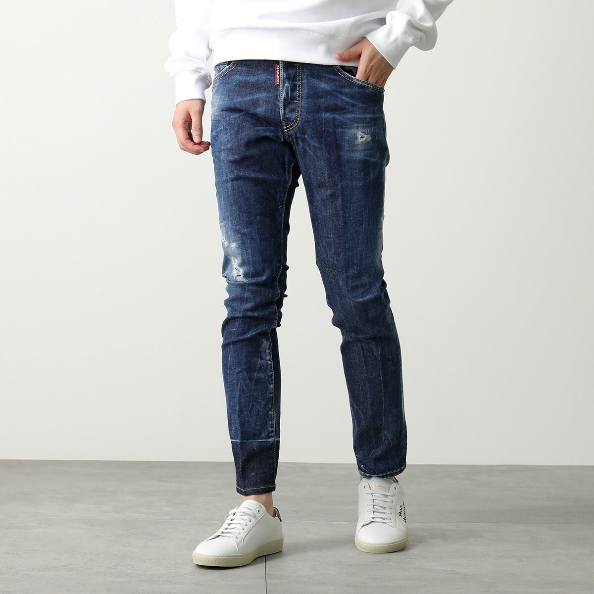 楽天市場】DSQUARED2 ディースクエアード デニム TIDY BIKER JEANS 