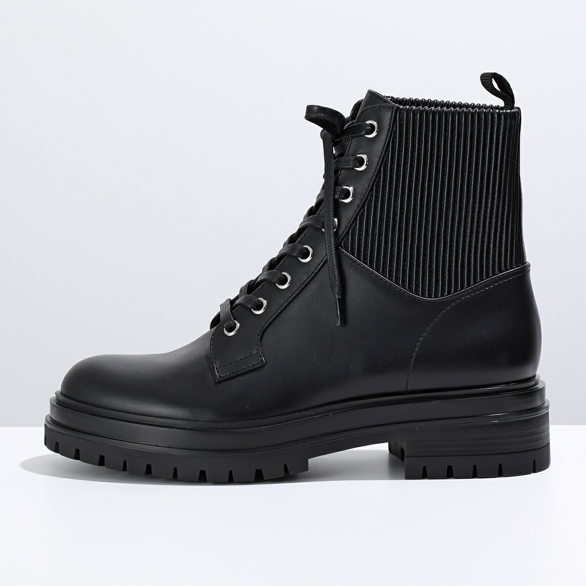 ジャンヴィトロッシ メッシュ レースアップ ブーツ 黒 36.5 サンダル Gianvito Rossi ジャンヴィトロッシ ショートブーツ MARTIS 20 G73884