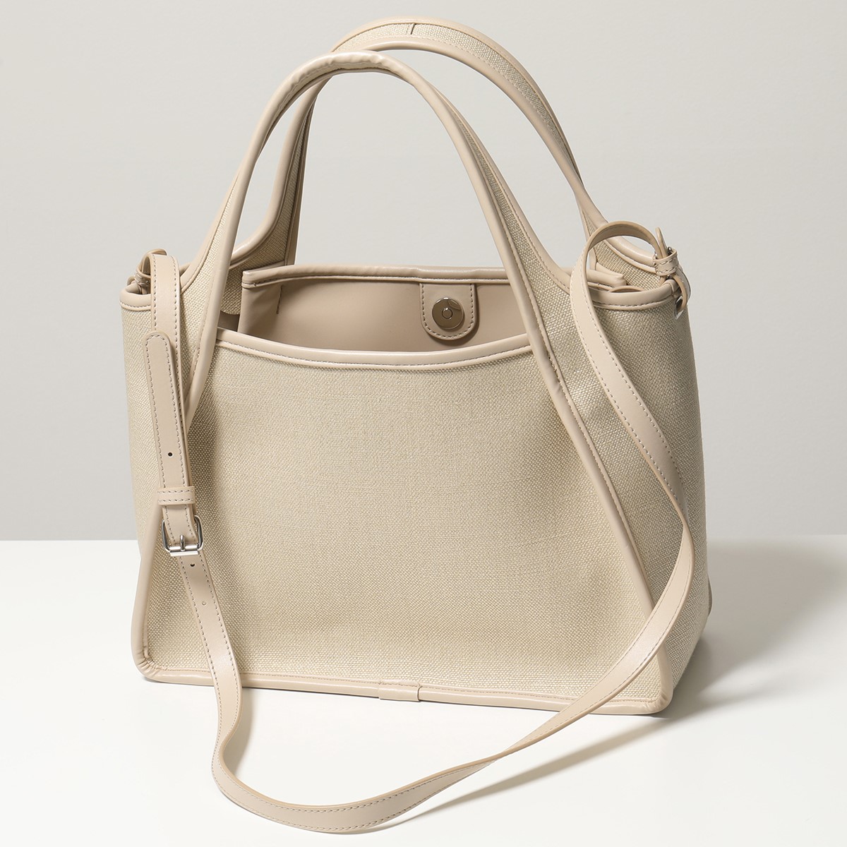 楽天市場 Stella Mccartney ステラマッカートニー W8643 9561 パンチングロゴ キャンバス トートバッグ ショルダーバッグ ポーチ付き 鞄 レディース インポートセレクト Musee