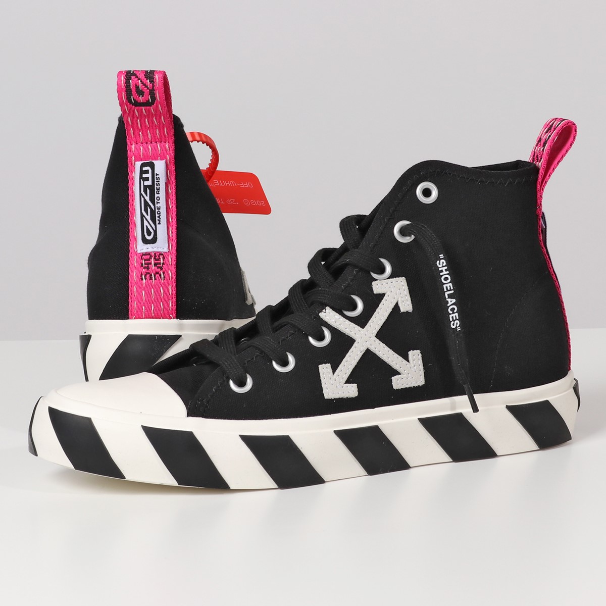 楽天市場 Off White オフホワイト Virgil Abloh Omia119sd Mid Top ハイカット スニーカー キャンバス 1001 靴 メンズ インポートセレクト Musee