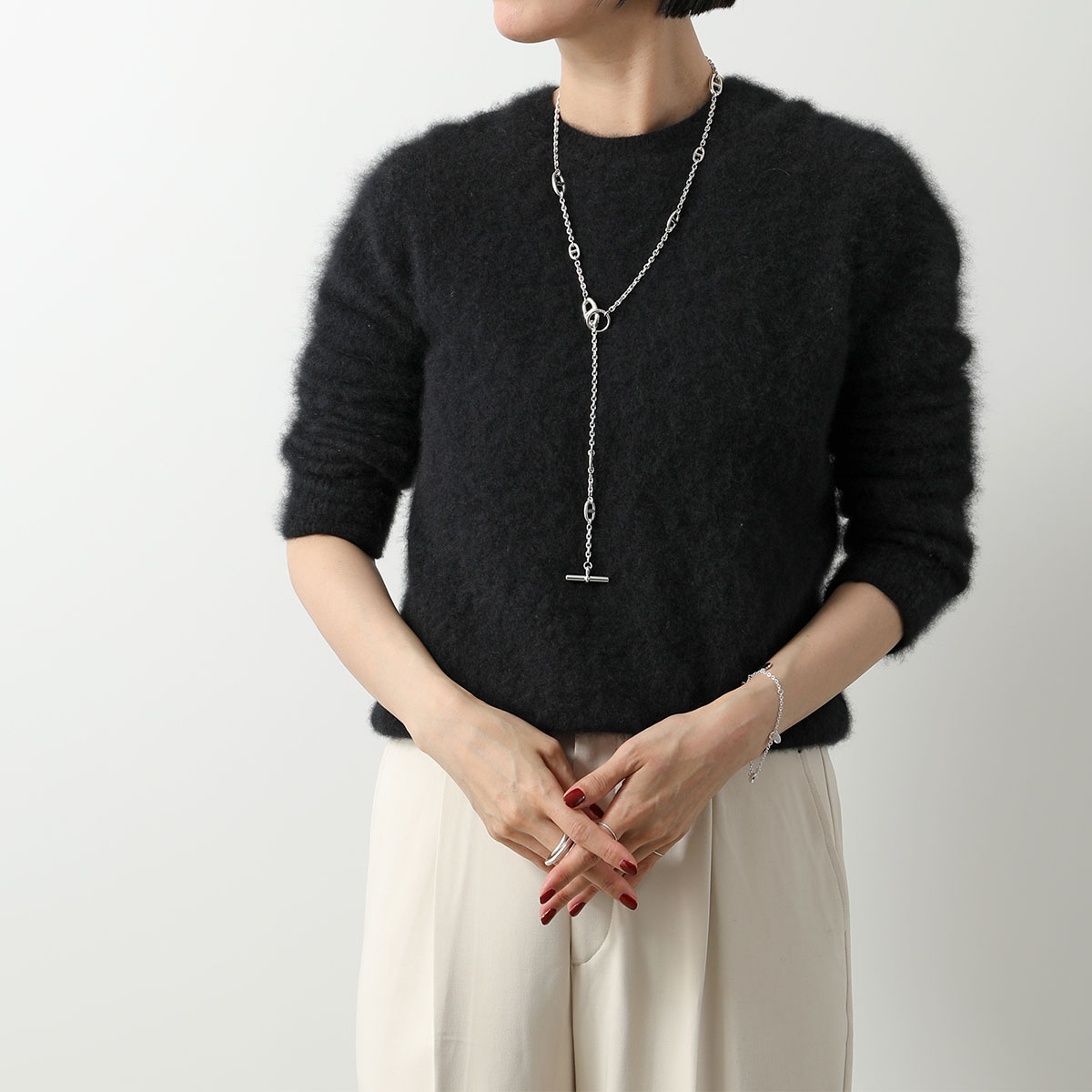 HERMES エルメス ネックレス ファランドール 80 Farandole Long 