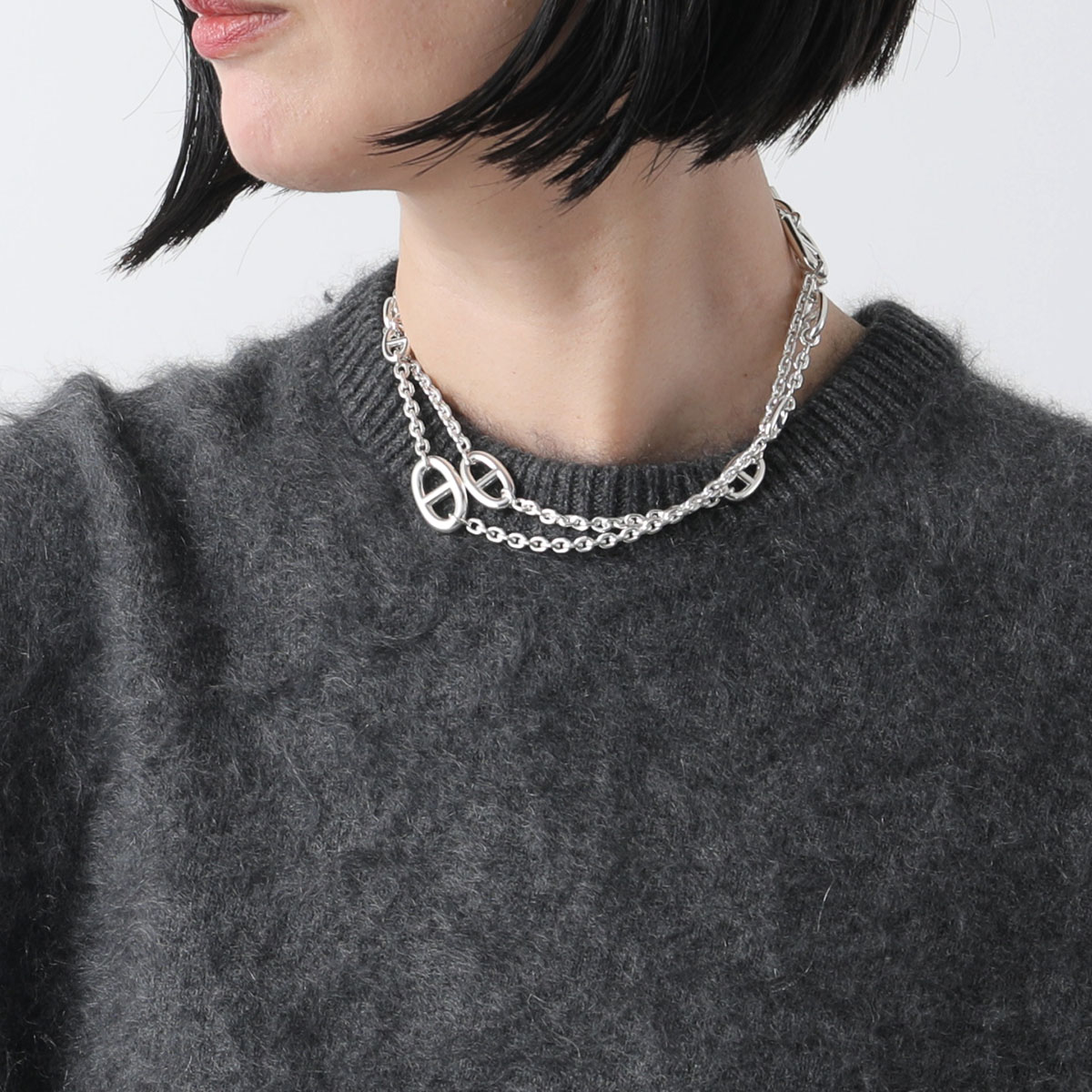 HERMES エルメス ネックレス ファランドール 80 Farandole Long 