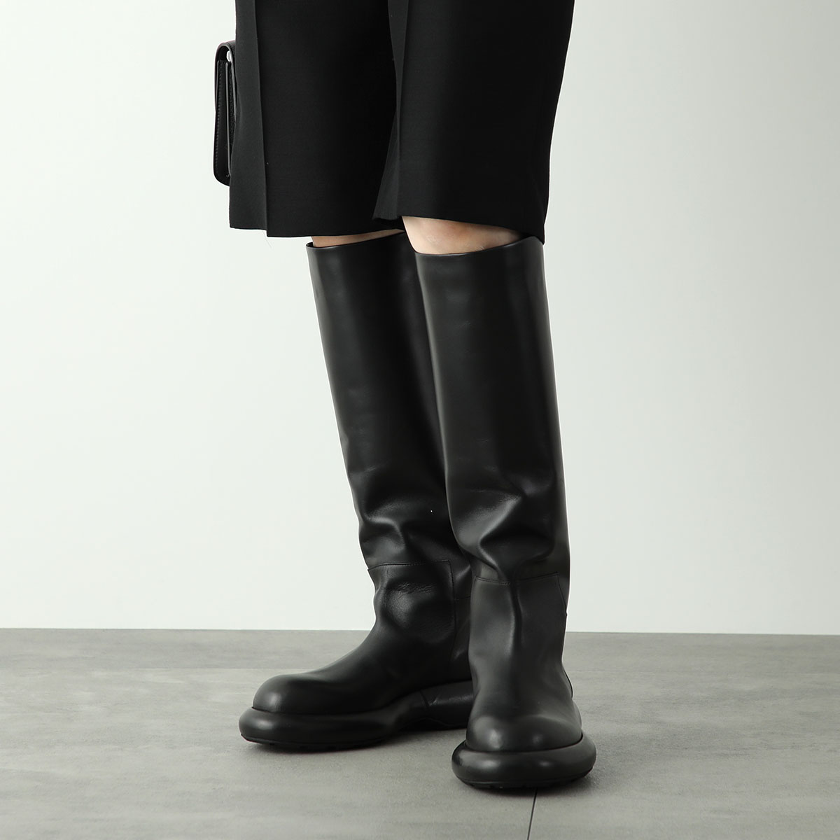 【美品】JIL SANDER ジルサンダー ロングブーツ 革×ファー BROWN Jil Sander(ジルサンダー) ロングブーツ(レディース) - 海外通販のBUYMA