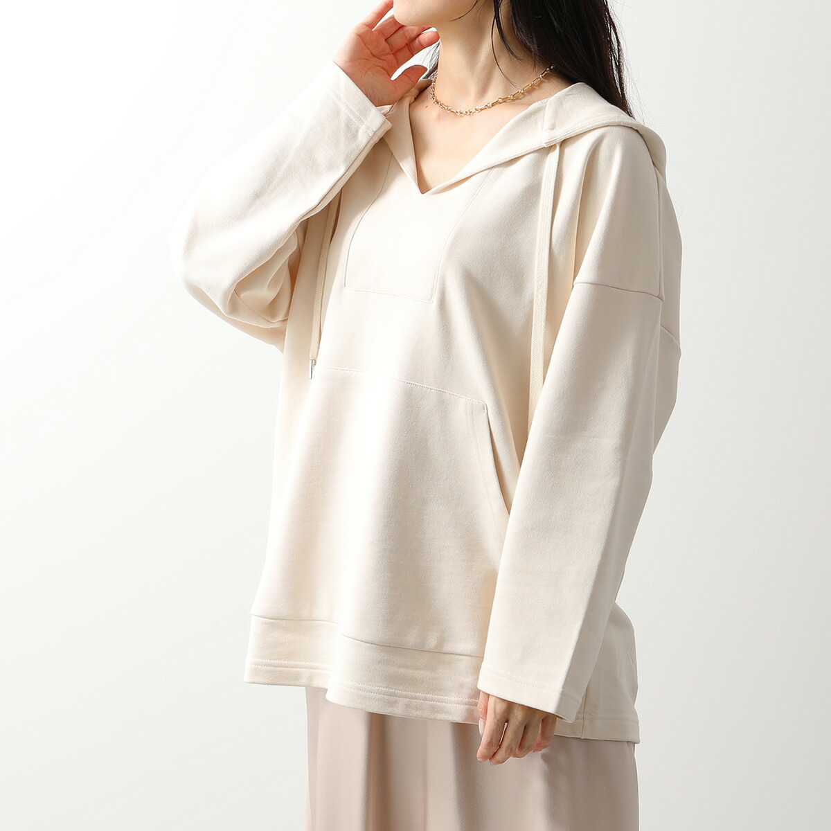 マックスマーラ Max Mara スウェットパーカーADITO 1951 ロゴ マックスマーラ MAX MARA パーカー ADITO プルオーバー コットン
