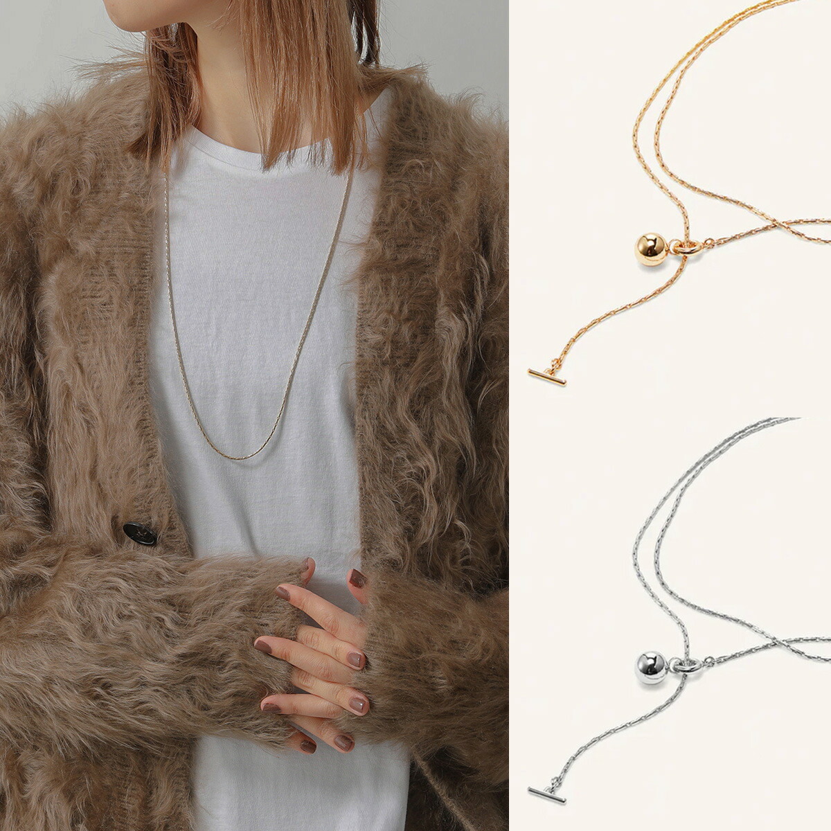 【JENNY BIRD】ヴェラチェーンネックレス 関税込 Vera Chain Necklace - Silver | JENNY BIRD