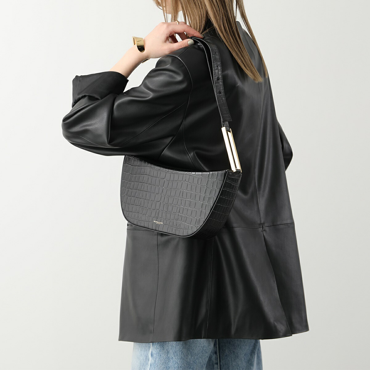 【楽天市場】DEMELLIER デメリエー ショルダーバッグ BERGEN croc effect ベルゲン レディース ハンドバッグ クロス