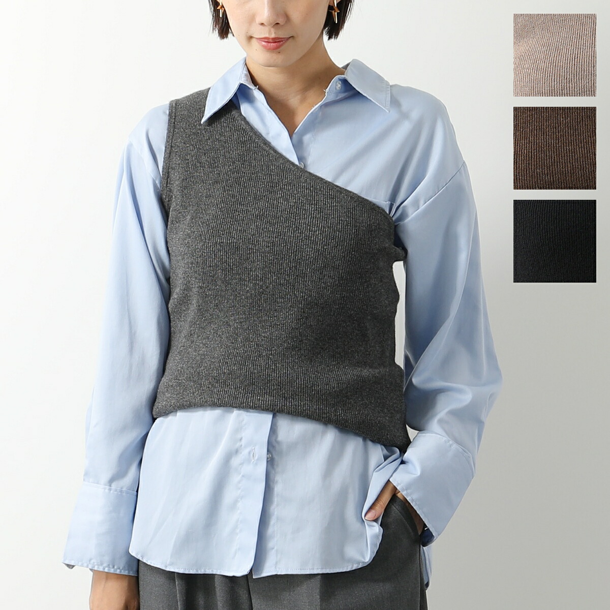 楽天市場】Toteme トーテム タンクトップ CURVED RIB TANK 211