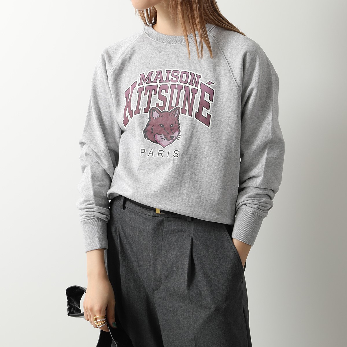 MAISON KITSUNE メゾンキツネ トレーナー LW00301KM0001 レディース