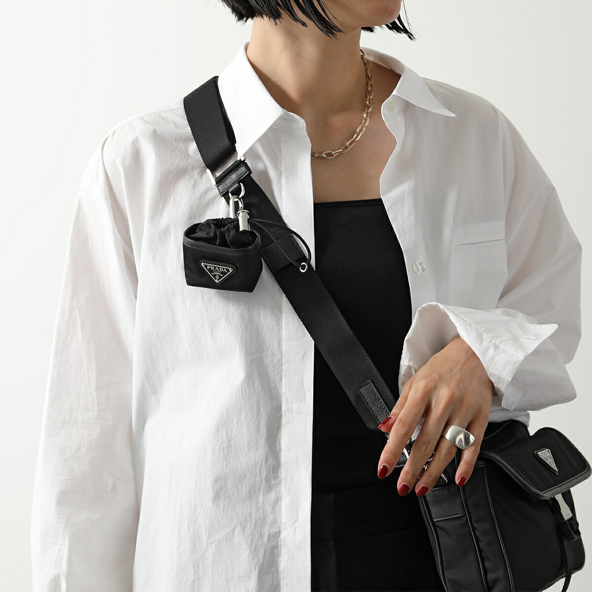 PRADA プラダ イヤホンケース 2TT170 2DMK レディース Re-Nylon