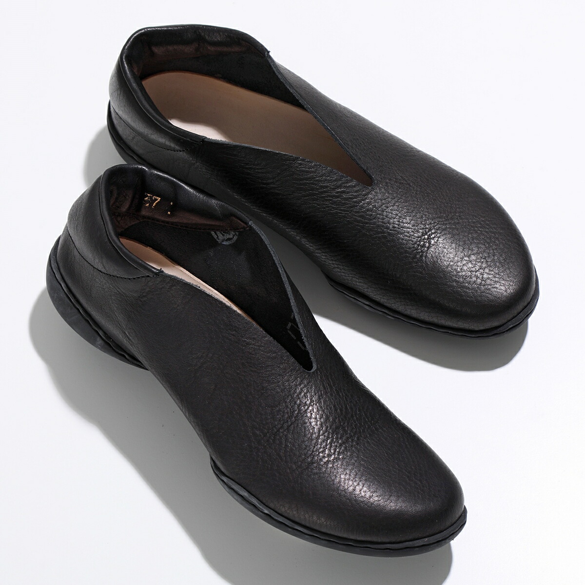 【楽天市場】trippen トリッペン レザーシューズ VAT WAW レディース スリッポン Vカット ラウンドトゥ フラットシューズ