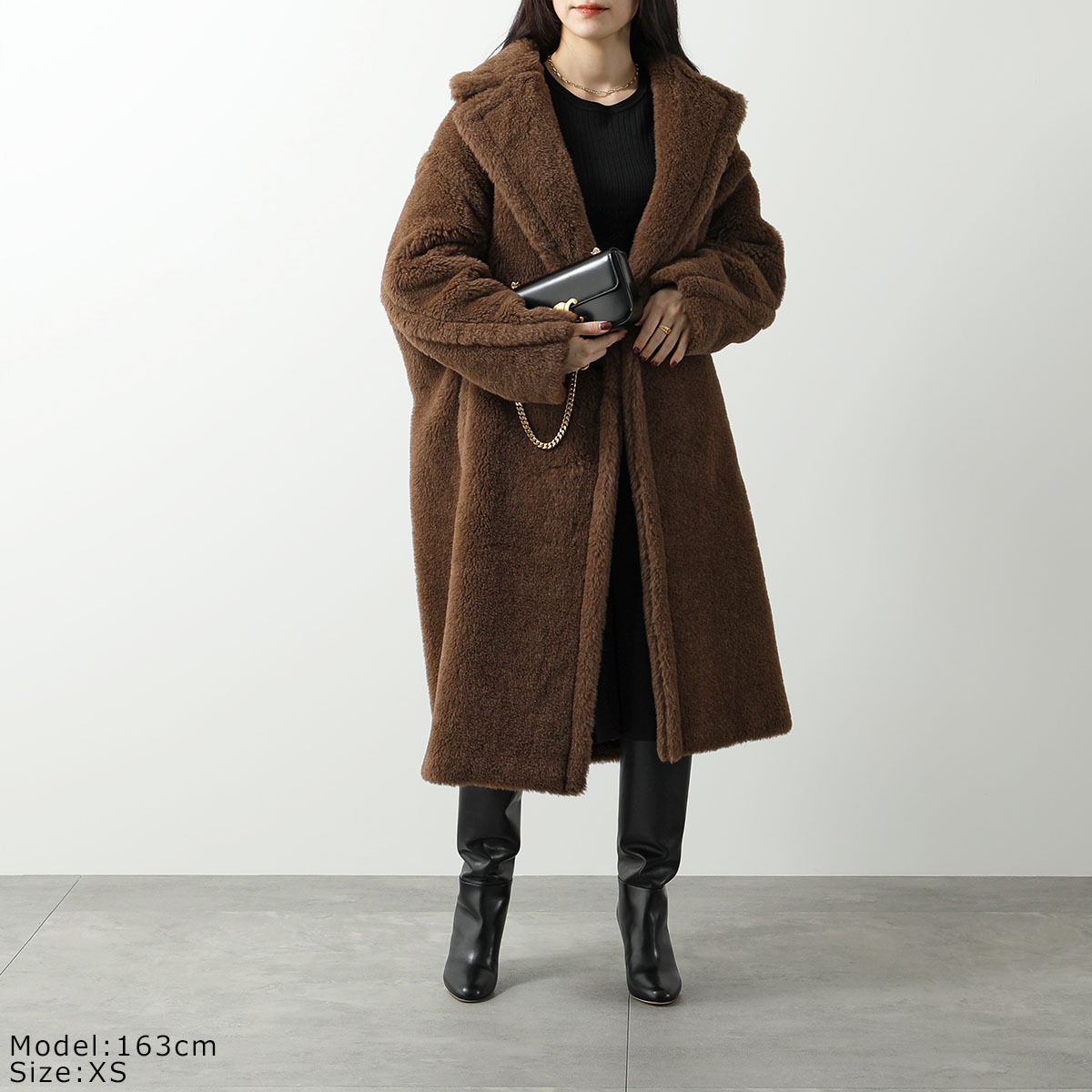 新春SALE対象】MAX MARA マックスマーラ テディベア オーバーサイズ コート TEDDY テディ NUEVO レディース アルパカ カシミヤ  シルク ファーコート カラー2色【po_sannn】【dc_kikaku】