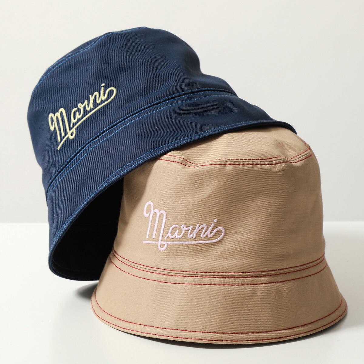 楽天市場】MARNI マルニ Beads Logo Buket バケットハット