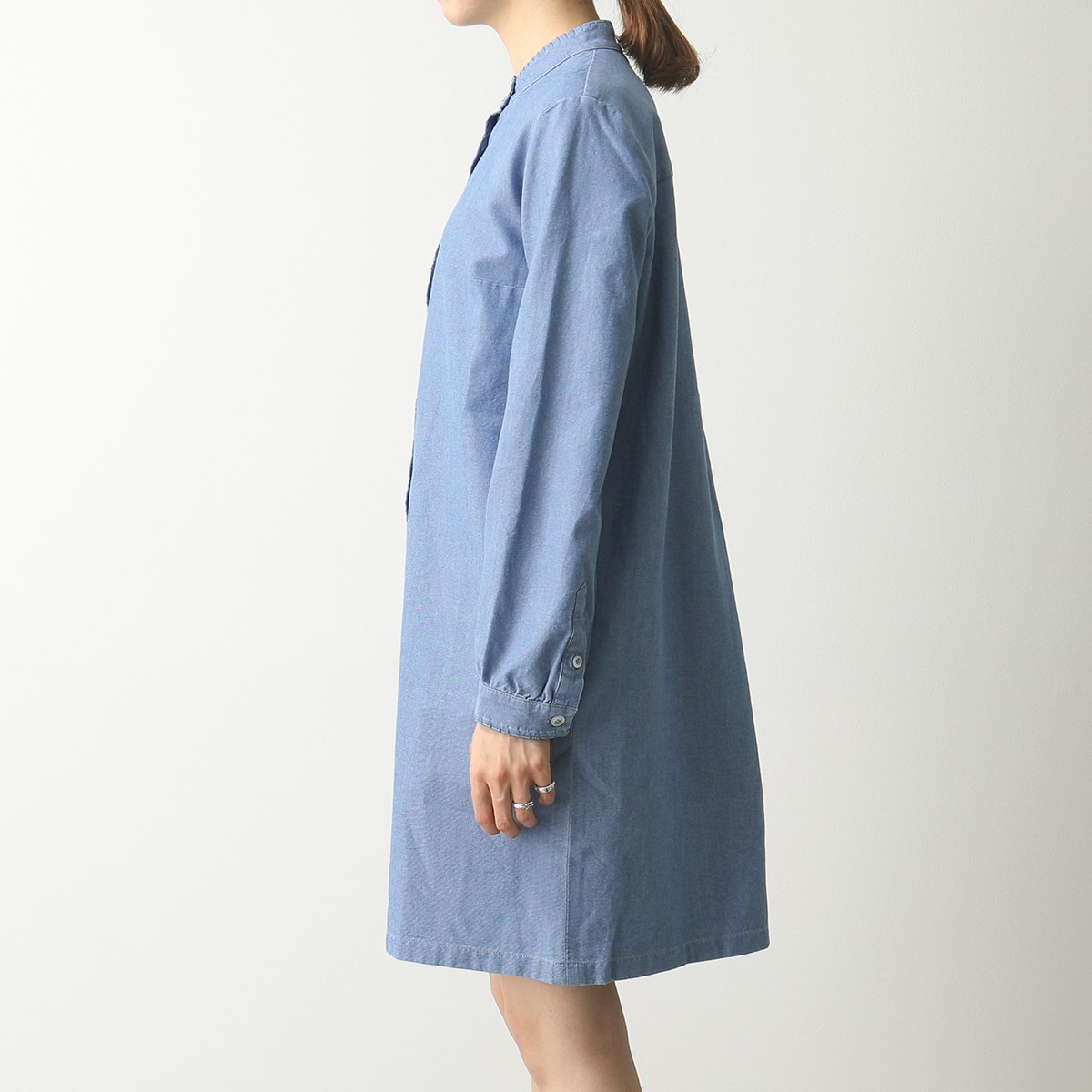 楽天市場 Apc A P C アーペーセー Coeaf F Robe Charlotte Charlotte ワンピース 長袖 デニム チュニック ベルト付き Iaa Bleu レディース インポートセレクト Musee