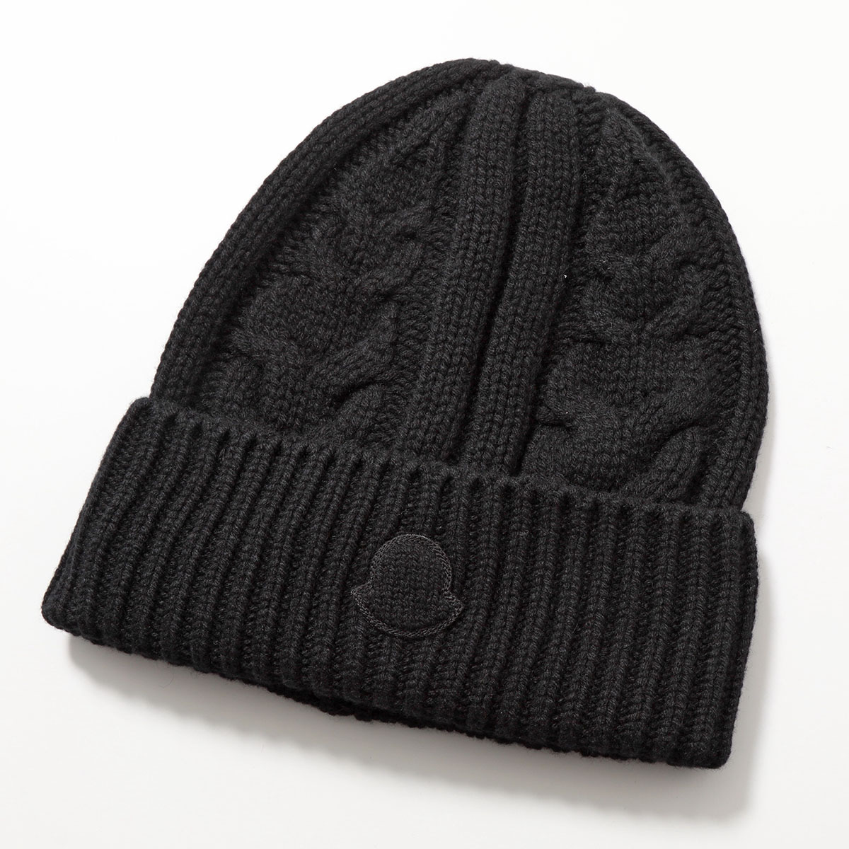 【楽天市場】MONCLER モンクレール ニット帽 3B00068 M1223 レディース カシミヤ ビーニー ケーブルニット リブ ロゴ