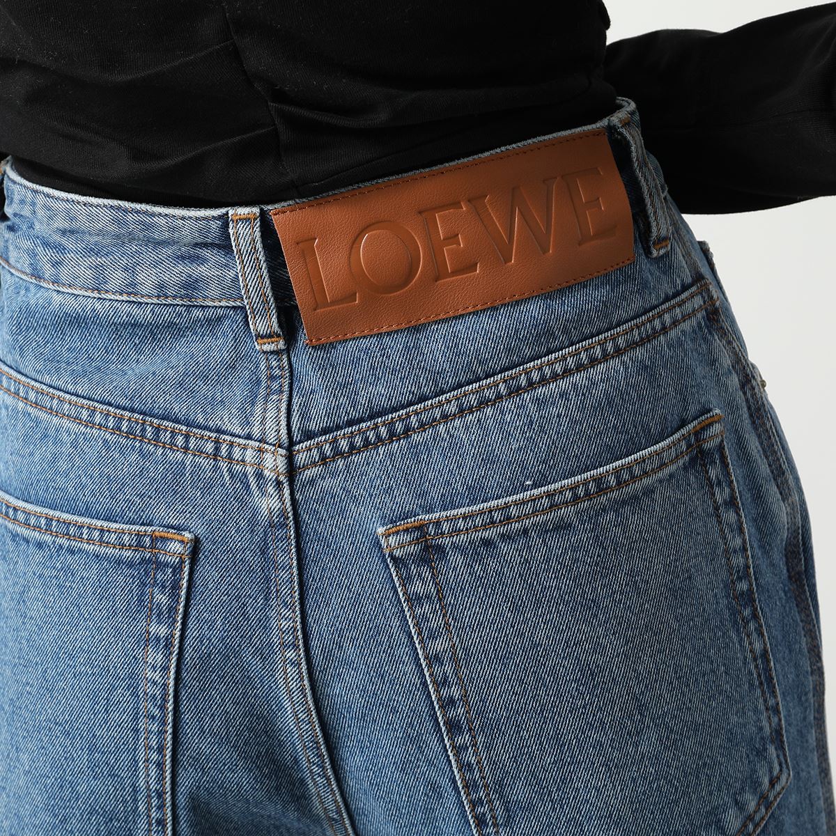 LOEWE ロエベ ジーンズ ANAGRAM BAGGY アナグラム バギー