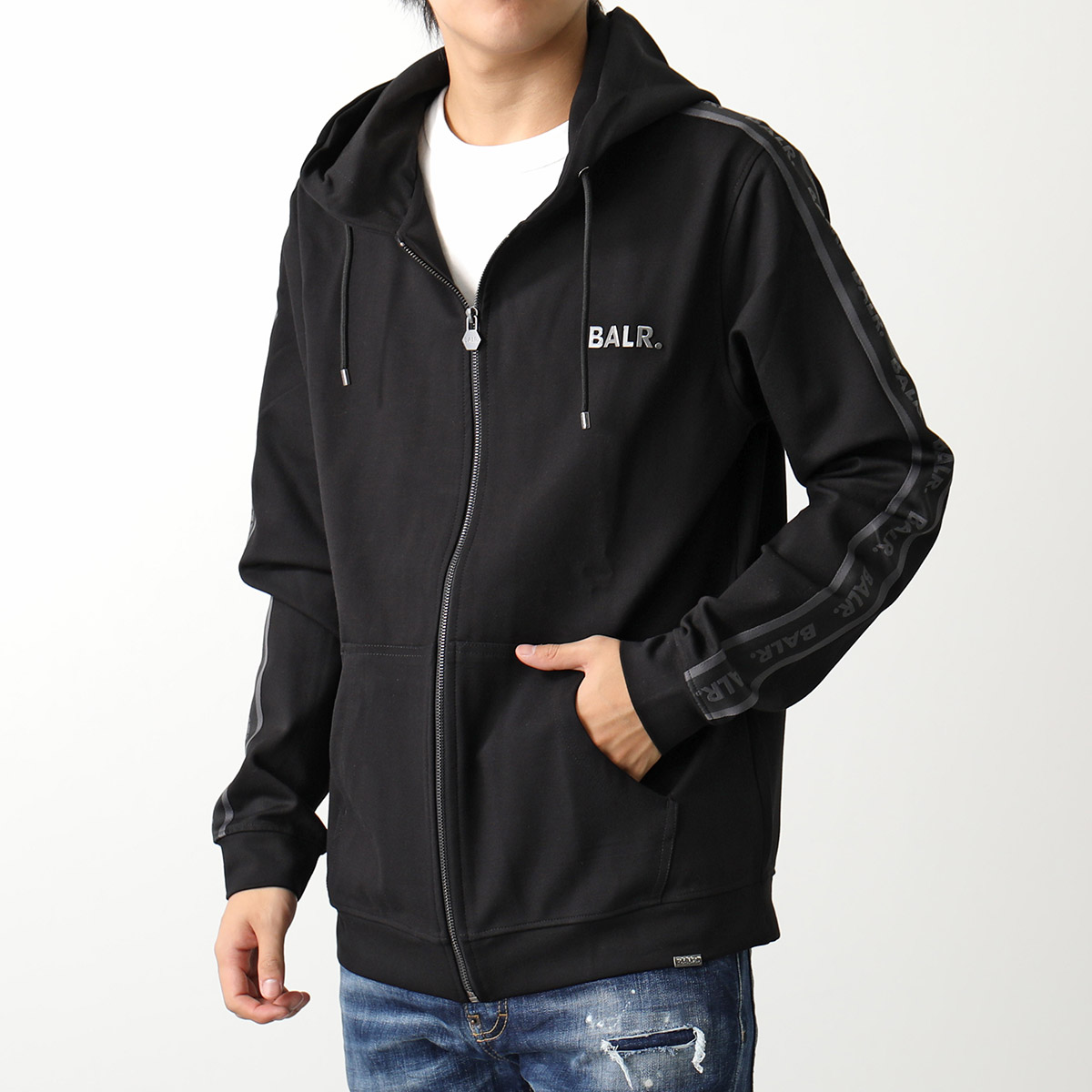 楽天市場】BALR. ボーラー Q Series Straight Zip Thru Hoodie